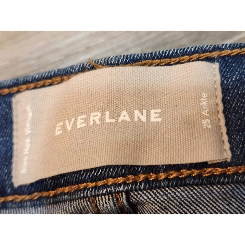 Everlane Skinny Ankle Length Medium Wash Jeans Size 25